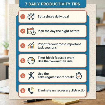7 Tips Sederhana untuk Menjadi Lebih Produktif Setiap Hari