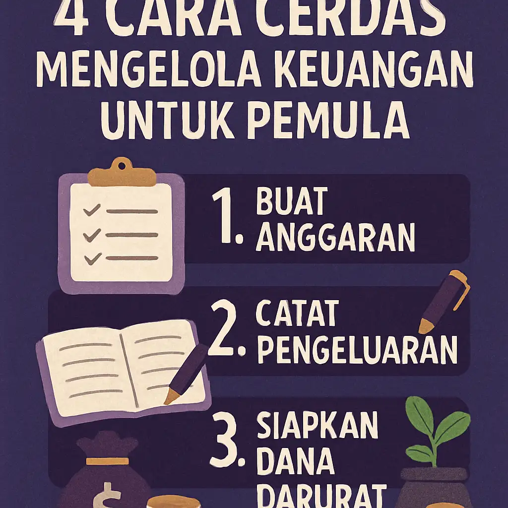 4 Cara Cerdas Mengelola Keuangan untuk Pemula